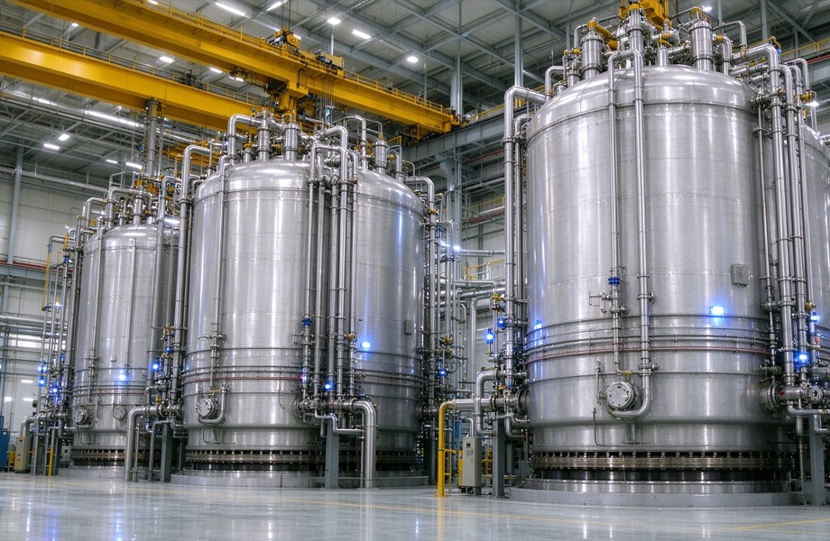 Polycrystalline silicon reduction production